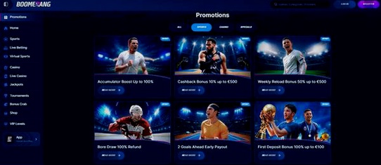 Boomerang Casino storting